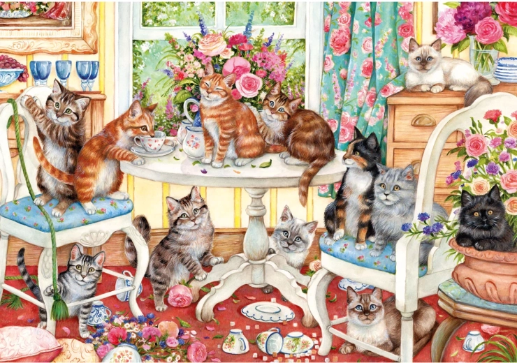 GIBSONS puzzle Teadélután farkincái 500 darab