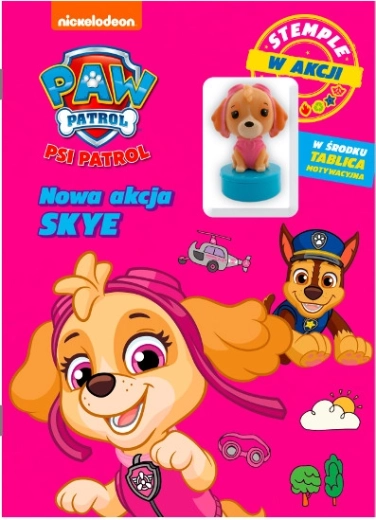 Mancs őrjárat: Bélyegek bevetésen – foglalkoztató könyv Skye-jal