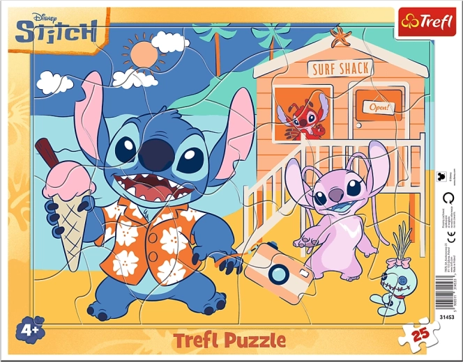 Trefl puzzle vidám Stitch 25 darab