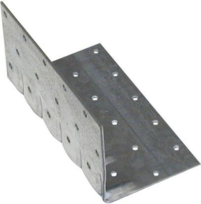 Ácssarok vasalat 100×80×80 mm, acél 2,0 mm