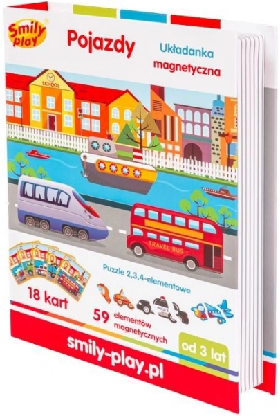 Mágneses kirakó – közlekedési eszközök