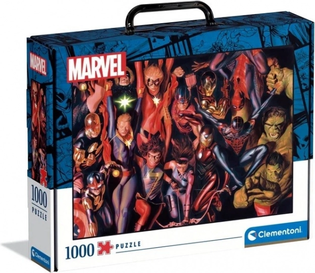 Puzzle bőröndben Avengers 1000 darab