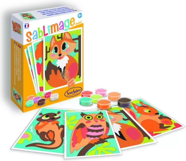 Sentosphere Sablimage mini homokképek erdei állatok