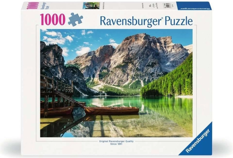 Ravensburger puzzle Lago di Braies, Olaszország 1000 darabos