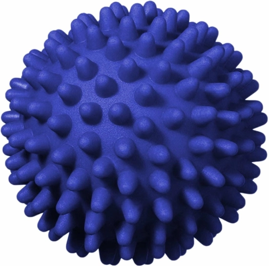 Masszázslabda tüskékkel 8,5 cm kék