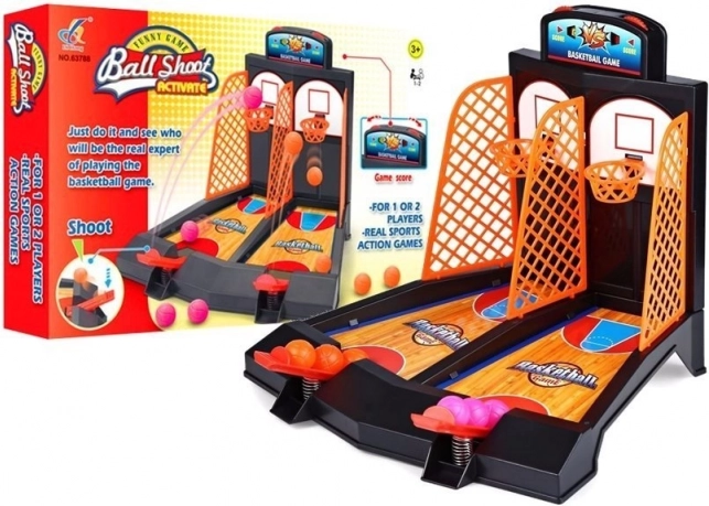 Mini Kosárlabda Fekete Labdás Arcade Játék