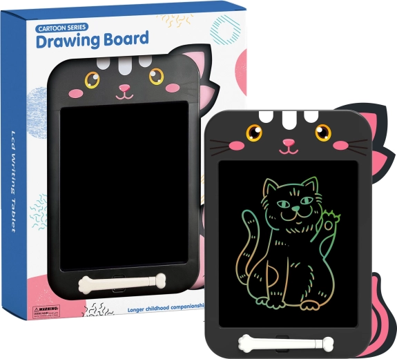 Törölhető gyerek rajztábla macska 26,7 cm