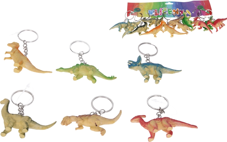 Dinoszauruszos kulcstartó