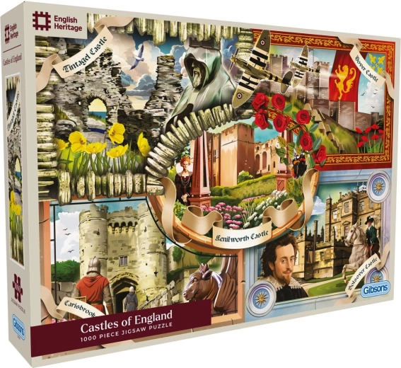 Gibsons puzzle English Heritage: Anglia várai 1000 darab