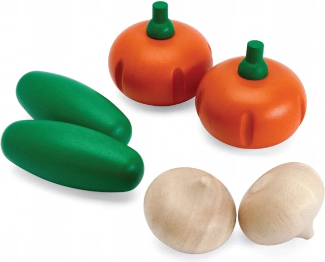 PlanToys fa friss zöldség készlet E