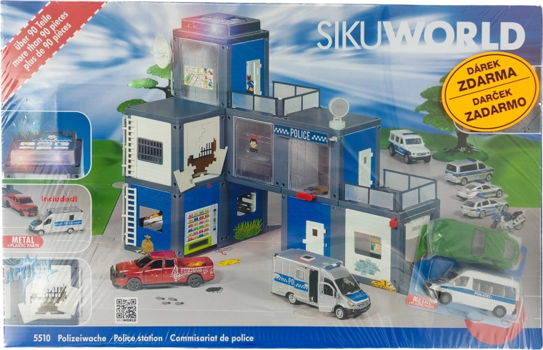 Siku World rendőrállomás ajándékokkal – limitált kiadás