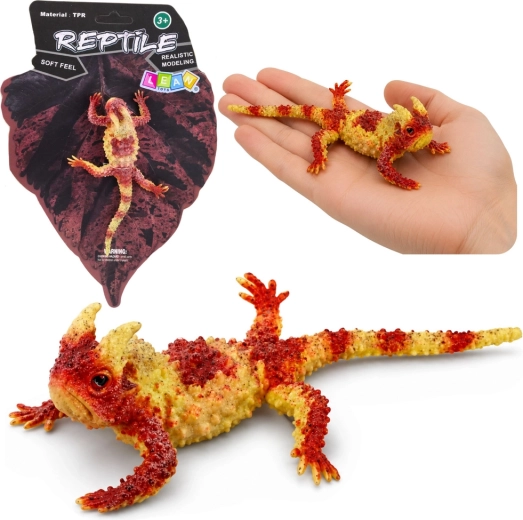 Realisztikus gumifigura ördögi tövisfarkú gyík 14 cm