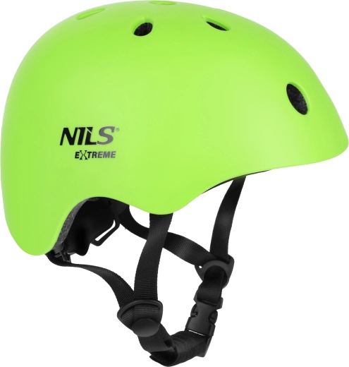 Nils Extreme MT301 zöld kerékpár- és görkorcsolyasisak – XS (48–52 cm)