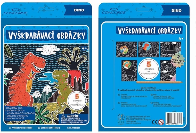 CONCORDE kaparós képek – dinoszauruszok