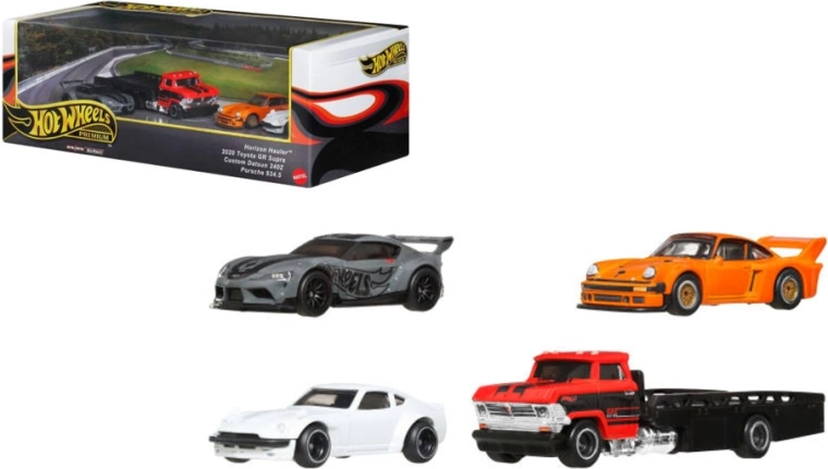 Hot Wheels Premium Collector – 4 autó modellkészlet