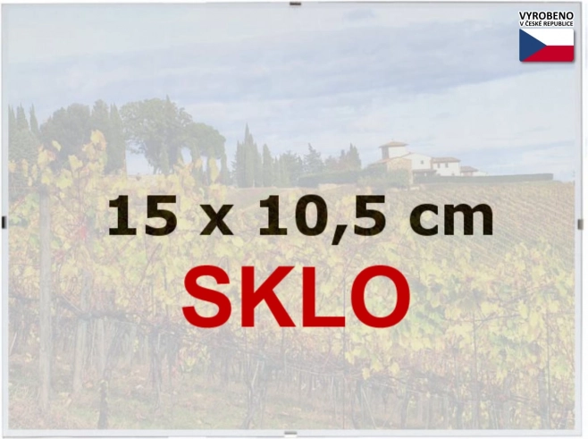 Euroclip keret 15x10,5 cm üveg