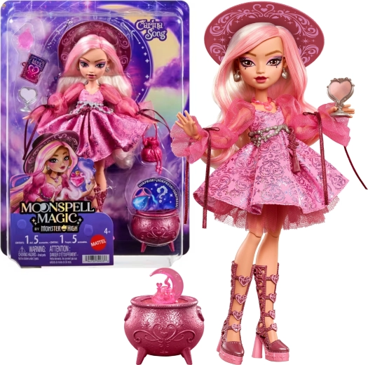 Monster High Moonspell High Carina Song baba 26 cm kiegészítőkkel