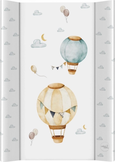 Ceba Baby Basic Balloons pelenkázóalátét merev lappal, 50 × 70 cm