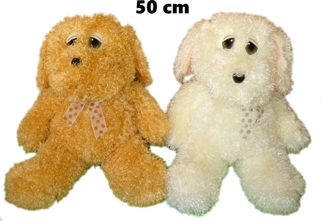 Nagy plüss kutya masnival, 55 cm