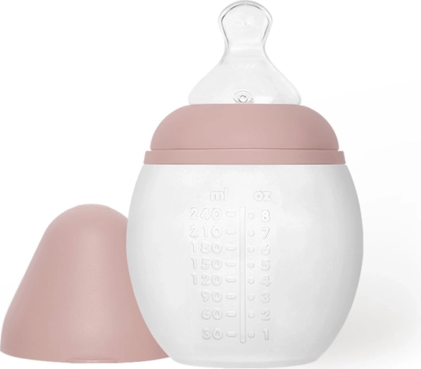 Élhée antikólikás cumisüveg 240 ml blush
