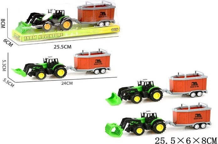 Traktor pótkocsival