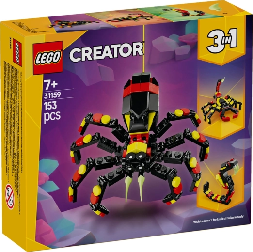 LEGO Creator 3 az 1-ben: vadállatok – lenyűgöző pók
