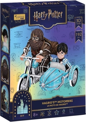 CubicFun 3D puzzle Harry Potter – Hagrid motorja