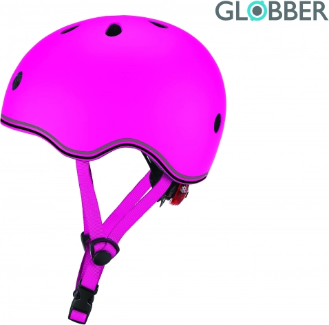 Globber Go Up Lights Neon Pink gyerek bukósisak