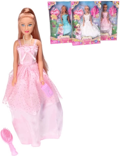 Defa Lucy baba hercegnő báli ruhában kiegészítőkkel 29 cm - 1 db