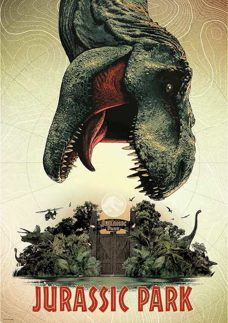 TREFL Puzzle Premium Plus Jurassic Park: Filmplakát 1000 darab
