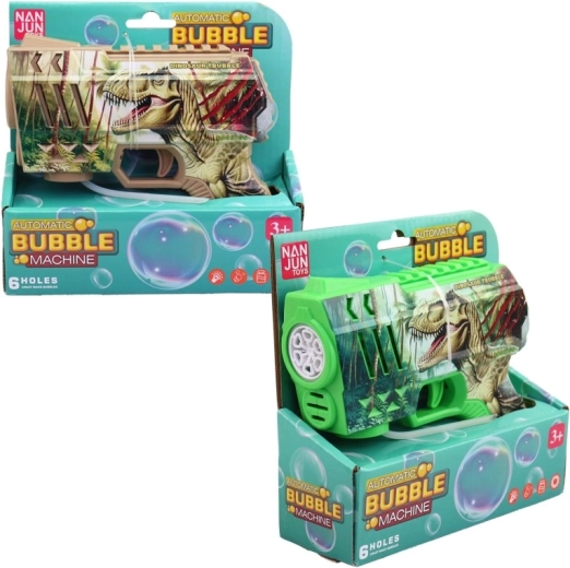 Elemes dinoszaurusz buborékfújó pisztoly 16 cm