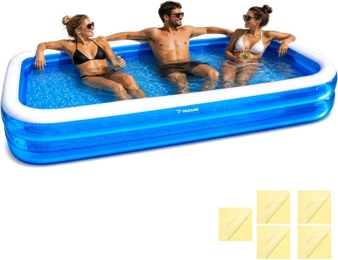 Trizand 305 × 183 × 50 cm gyermek családi felfújható medence