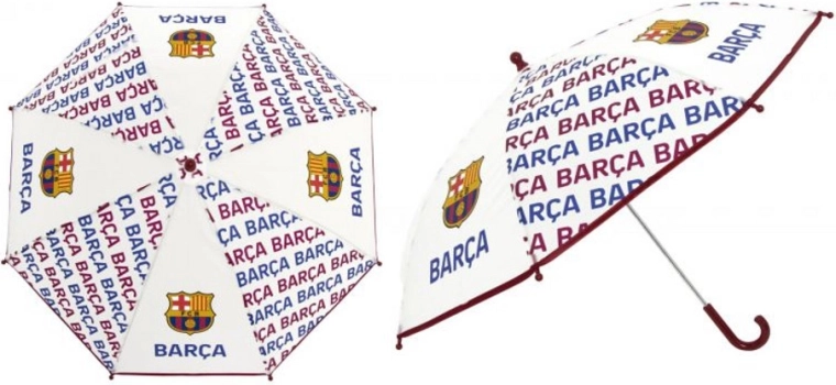 Átlátszó FC Barcelona esernyő