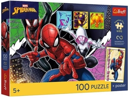 Premium Plus Kids gyerek puzzle – Hős pók 100 darab