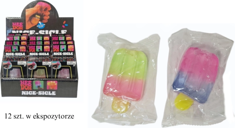 Stresszoldó nyomkodós squishy – fagylalt