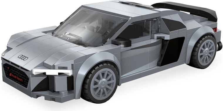 CaDA Audi R8 Coupé építőkészlet 1:24 méretarányban, szürke