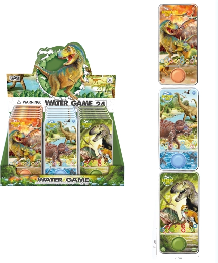 Vizes dinoszauruszos játék – zsebjáték gyerekeknek
