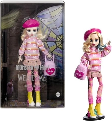 Monster High Enid Sinclair baba a Wednesday sorozat ihletésével