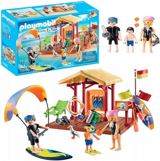 Playmobil kreatív építőkészlet vízi sportok