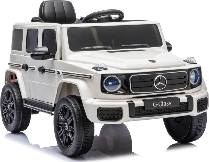 Mercedes G-osztály 4x4 24 V-os elektromos kisautó, fehér