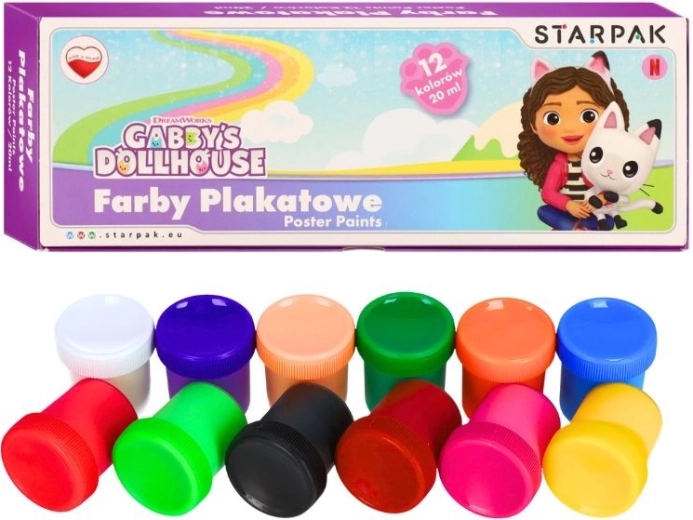 Gabby's Dollhouse gyurma – 12 színű készlet