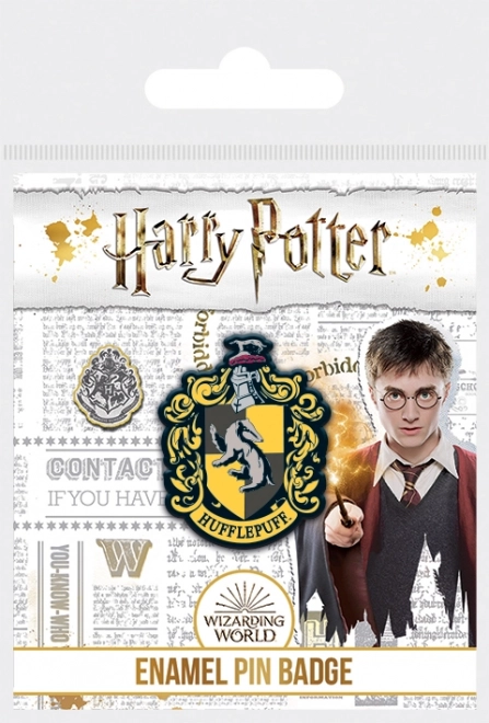 Zománcozott kitűző Harry Potter – Hugrabug 25 mm