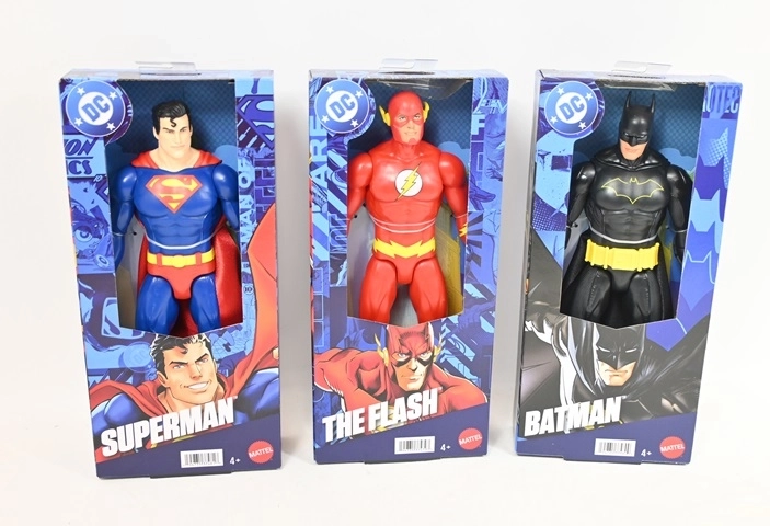 DC akciófigura 29 cm Batman / Superman / Flash