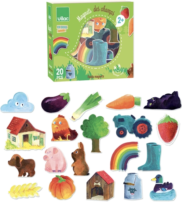 Vilac fa mágnesek Vidék