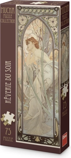 Dino panoráma puzzle Alfons Mucha – Esti álmodozás (75 darabos)