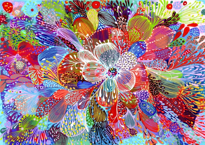 Élvezze a Forradalom Virágai Puzzle-t 1000 darabból