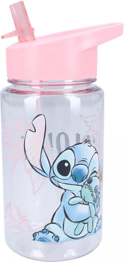 Vadobag műanyag palack Lilo és Stitch kihúzható szívószállal 600 ml - 1 db