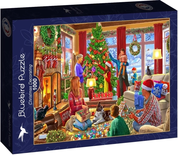 Bluebird puzzle Karácsonyfa díszítése 1000 darab