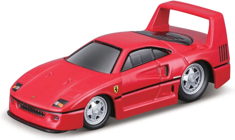 Maisto Muscle Machines Ferrari F40 piros modell 1:64