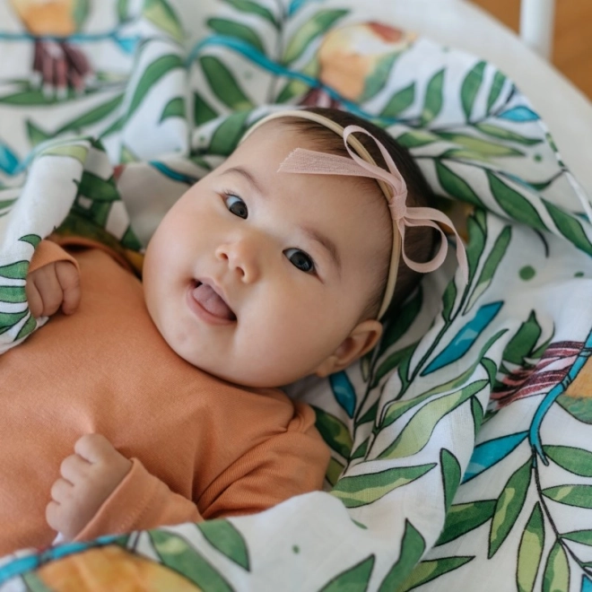 Tommy Lise muszlin pelenka biopamutból Airy Grace 120 x 120 cm